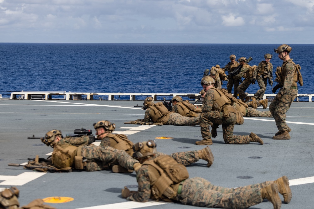 22nd MEU (SOC) | India Co, BLT 3/6 Conducts Support by Fire Drills During COMPTUEX