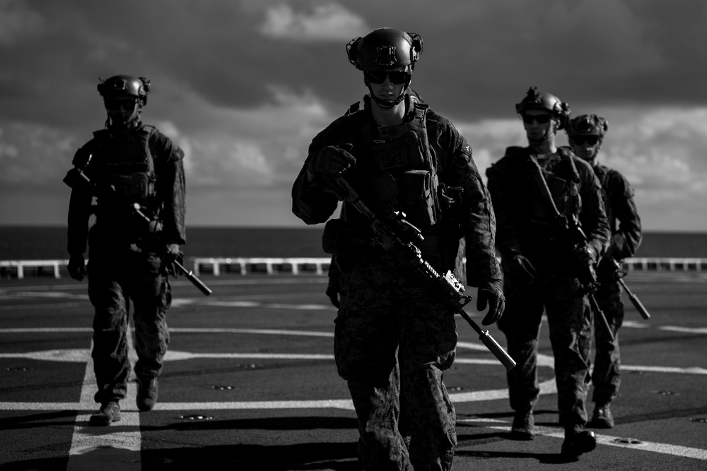 22nd MEU (SOC) | India Co, BLT 3/6 Conducts Support by Fire Drills During COMPTUEX