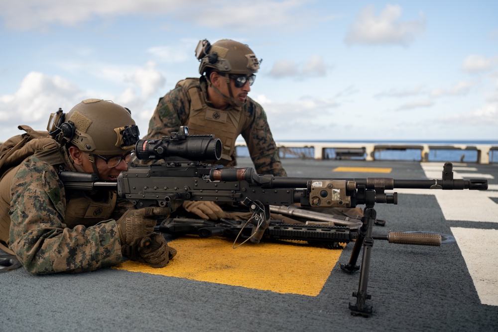 22nd MEU (SOC) | India Co, BLT 3/6 Conducts Support by Fire Drills During COMPTUEX