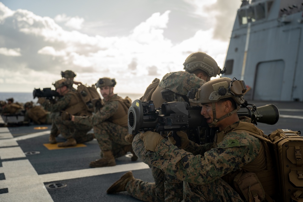 22nd MEU (SOC) | India Co, BLT 3/6 Conducts Support by Fire Drills During COMPTUEX