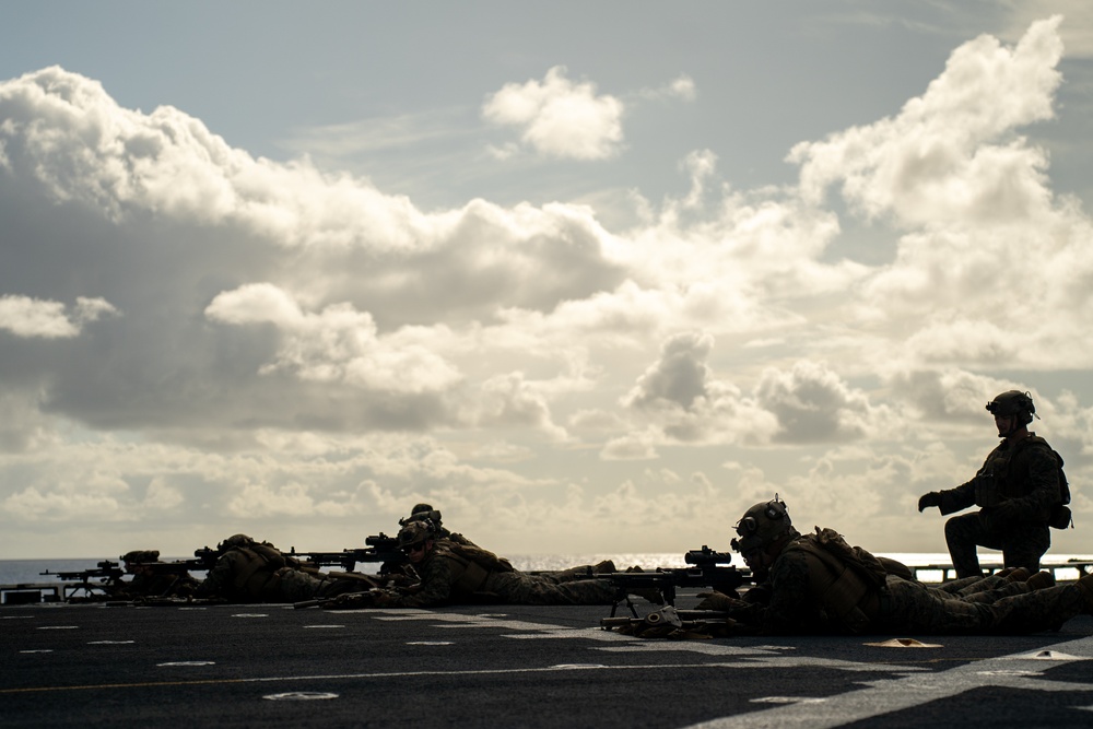 22nd MEU (SOC) | India Co, BLT 3/6 Conducts Support by Fire Drills During COMPTUEX