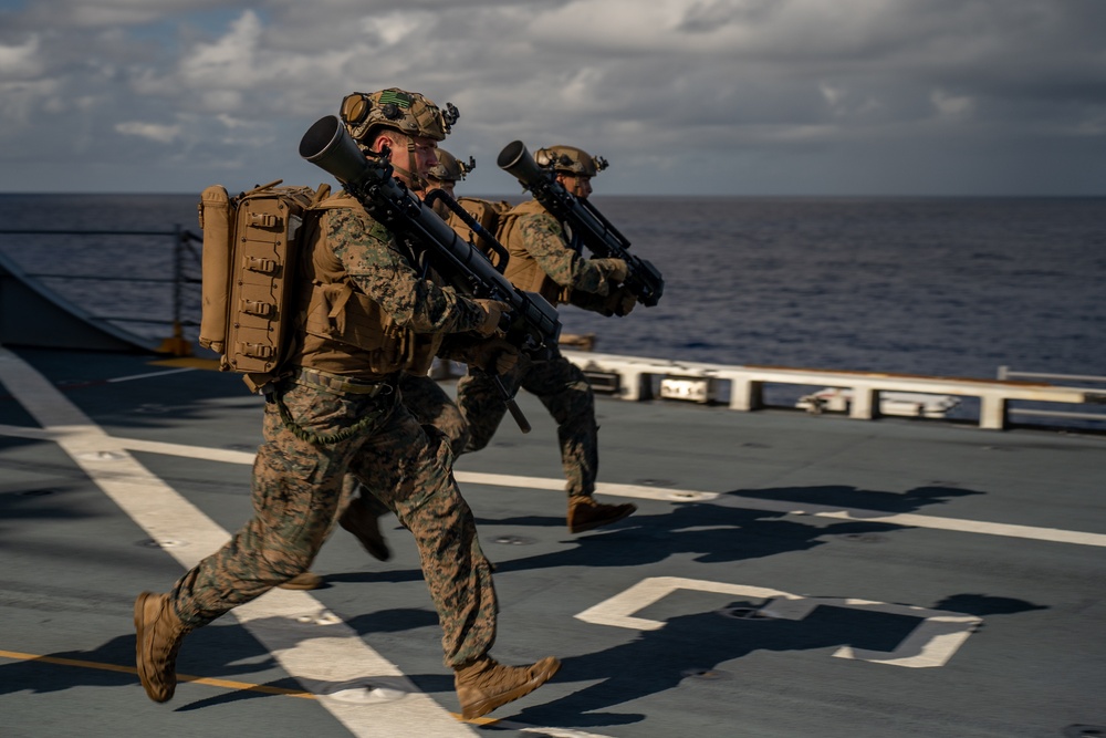22nd MEU (SOC) | India Co, BLT 3/6 Conducts Support by Fire Drills During COMPTUEX