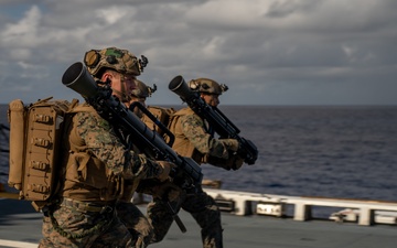 22nd MEU (SOC) | India Co, BLT 3/6 Conducts Support by Fire Drills During COMPTUEX