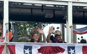 Service members participate in 76th Annual Kailua Independence Day Parade