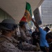 U.S. Marines guard federal building to assist California Army National Guard