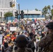 U.S. Marines guard federal building to assist California Army National Guard