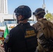 U.S. Marines guard federal building to assist California Army National Guard