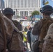 U.S. Marines guard federal building to assist California Army National Guard