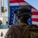 U.S. Marines guard federal building to assist California Army National Guard