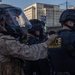 U.S. Marines guard federal building to assist California Army National Guard