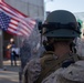 U.S. Marines guard federal building to assist California Army National Guard