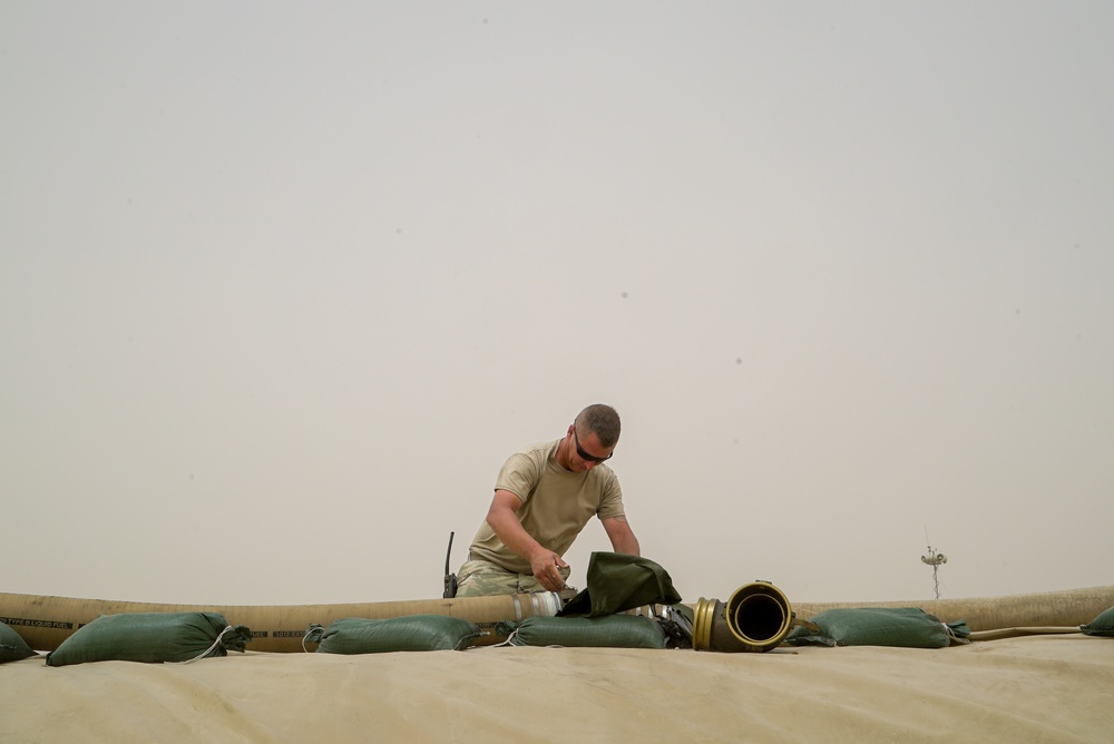 386th ELRS Fuels Bladder Change