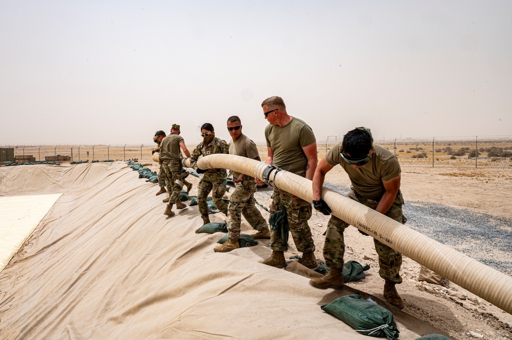 386th ELRS Fuels Bladder Change