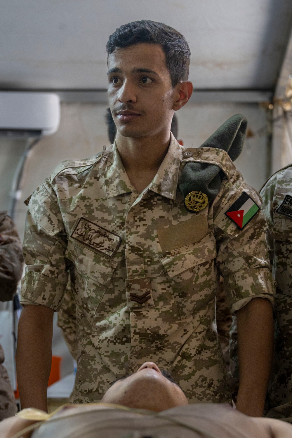 NF25 Medical Education classes with Jordanian Marines