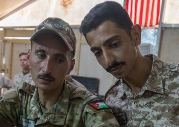 NF25 Medical Education classes with Jordanian Marines