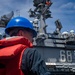 USS Gridley Replenishment At Sea