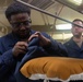 USS Gerald R. Ford (CVN 78) Sailors Work in Ship's Laundry