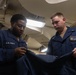 USS Gerald R. Ford (CVN 78) Sailors Work in Ship's Laundry