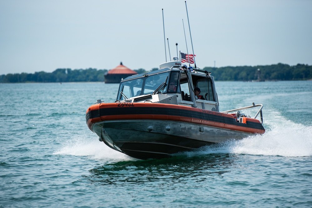 Coast Guard Station Buffalo conducts safety boardings during Operation Dry Water