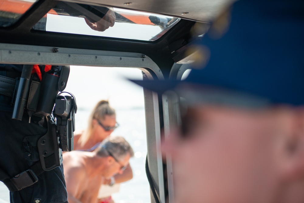 Coast Guard Station Buffalo conducts safety boardings during Operation Dry Water
