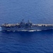 USS Iwo Jima and the USS Fort Lauderdale conduct underway operations