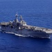 USS Iwo Jima and the USS Fort Lauderdale conduct underway operations