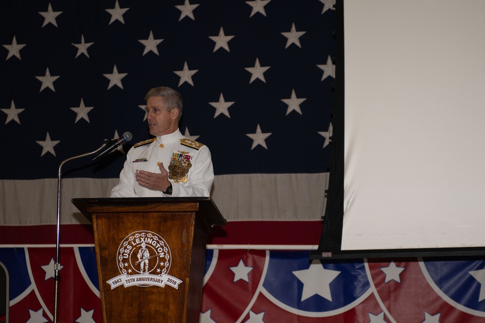 Adm. Stephen Koehler Attends Training Air Wing 2 Winging Ceremony