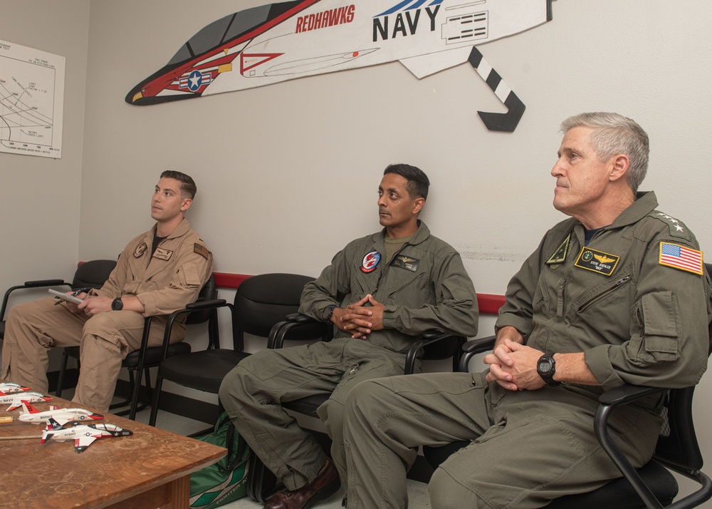 Adm. Stephen Koehler Visits Training Air Wing 2