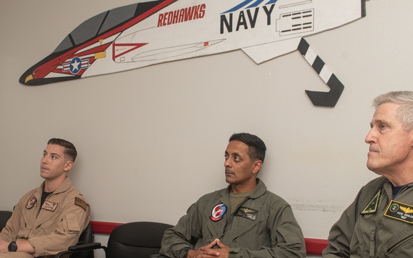 Adm. Stephen Koehler Visits Training Air Wing 2