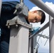 USS Gerald R. Ford (CVN 78) Sailor Conducts Navigation Maintenance