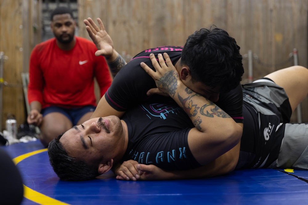 USS Gerald R. Ford (CVN 78) Sailors Participate in a Jiu-Jitsu Class