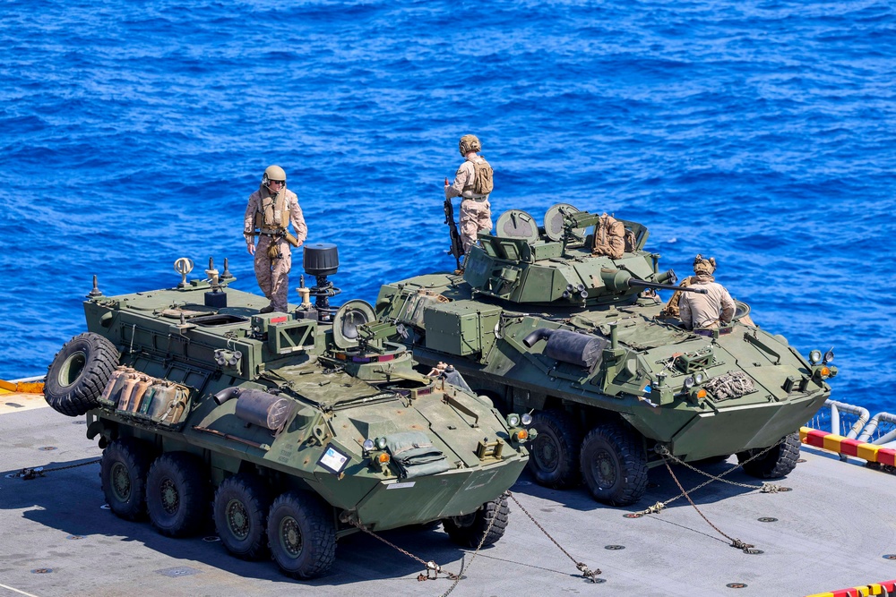 USS Iwo Jima Conducts a Strait Transit