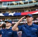 Coast Guard honored in Cleveland with Major League Baseball first pitch