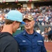 Coast Guard honored in Cleveland with Major League Baseball first pitch
