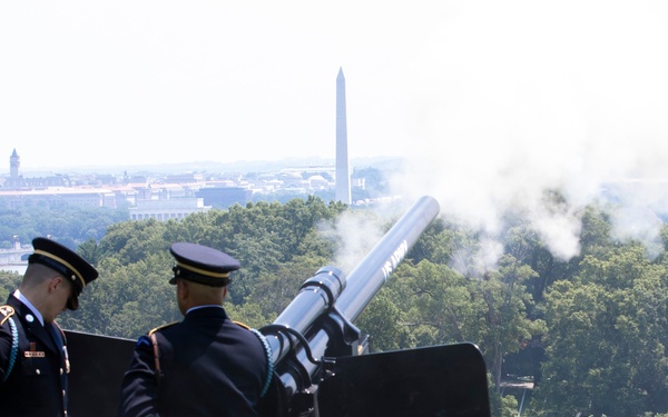 50-Gun Salute to the Union, July 4, 2025