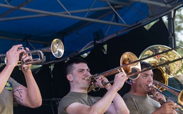 The 234th Army National Guard Band performs at 4th of July Family Festival