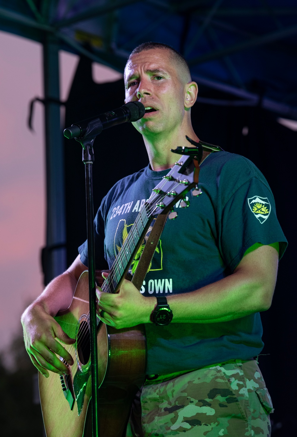The 234th Army National Guard Band performs at 4th of July Family Festival