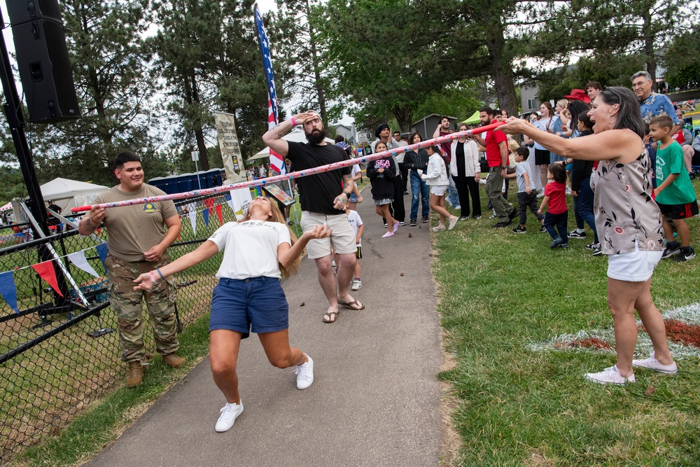 The 234th Army National Guard Band performs at 4th of July Family Festival