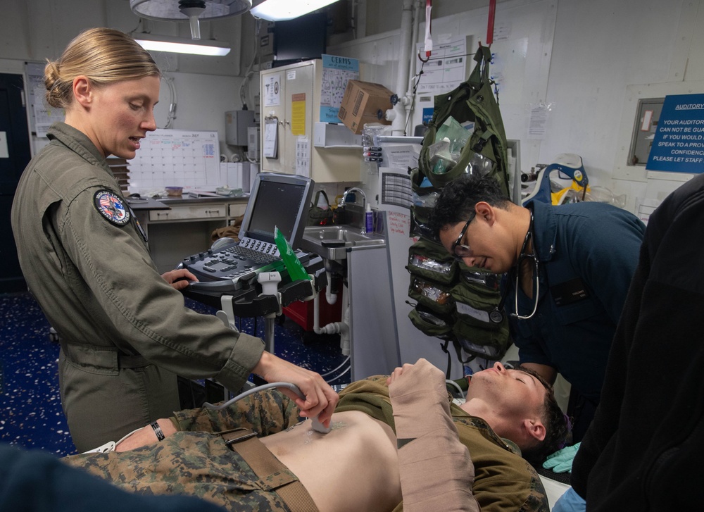 Mass Casualty Training aboard USS America (LHA 6)