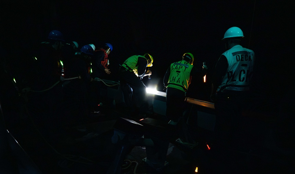 USS America (LHA 6) Conducts Small Boat Operations
