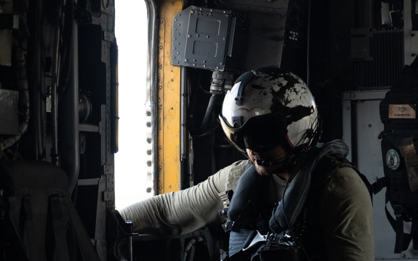 Helicopter Mine Countermeasure Squadron 15 Conduct Aerial Operations