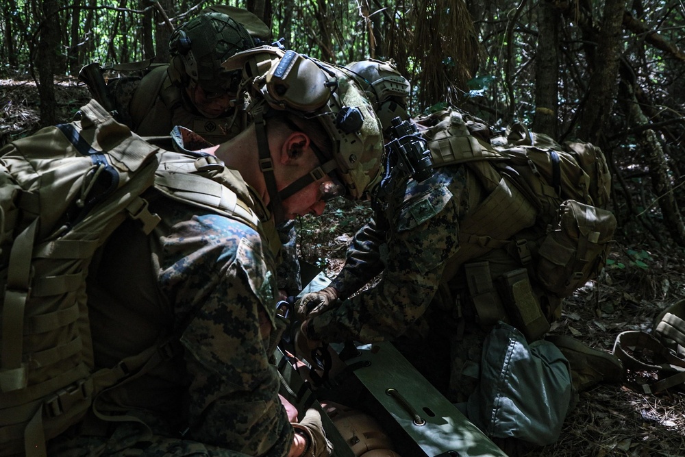 22nd MEU(SOC) | Weapons Co. TRAP mission During COMPTUEX