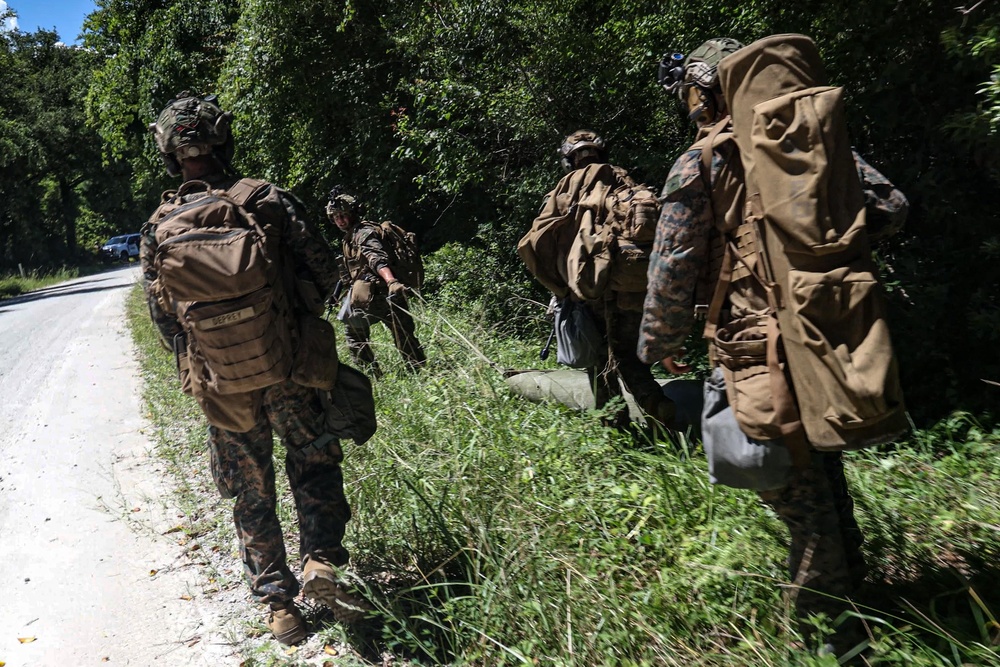 22nd MEU(SOC) | Weapons Co. TRAP mission During COMPTUEX