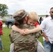 Red Bull Soldier shares a moment before deployment
