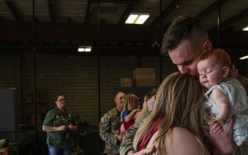 Red Bull Soldier shares a moment before deployment