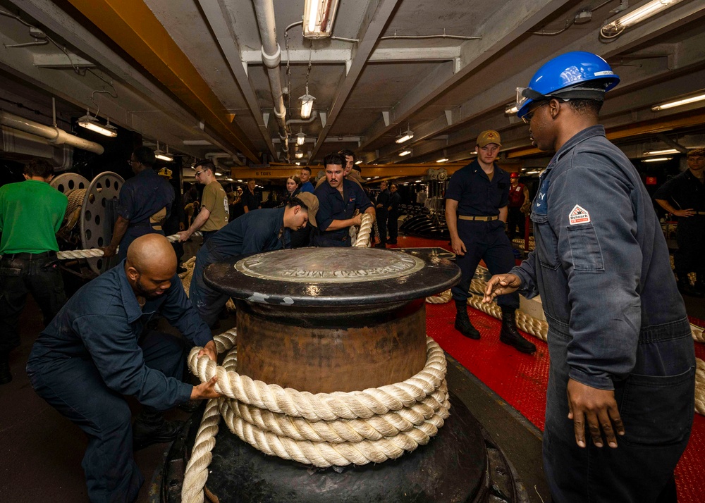 Daily Operations Aboard USS George H.W. Bush (CVN 77)