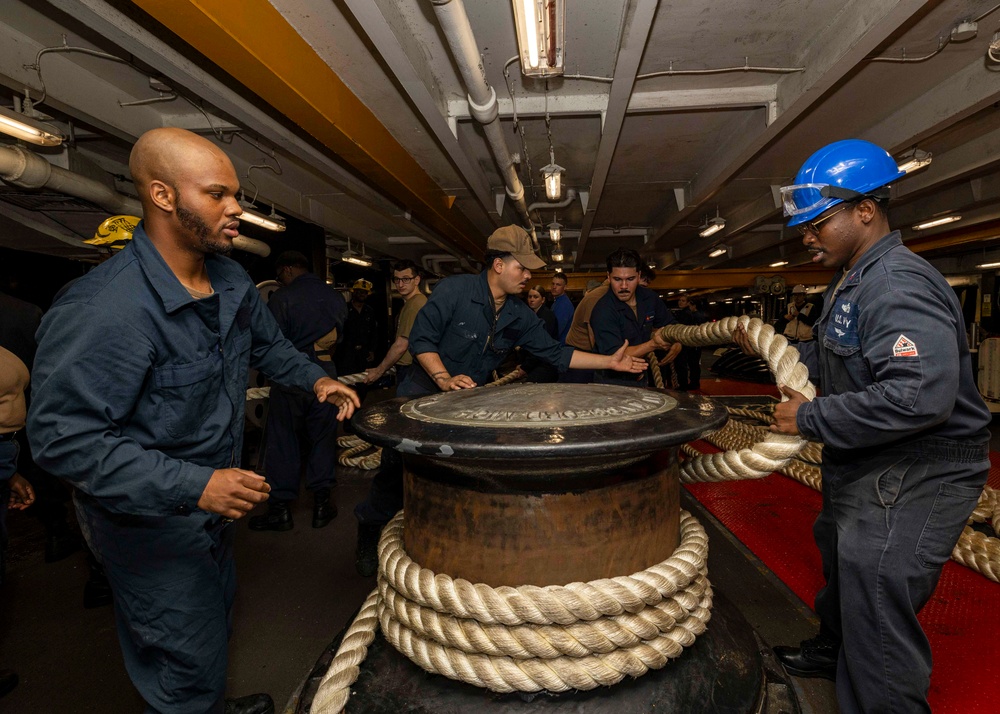 Daily Operations Aboard USS George H.W. Bush (CVN 77)