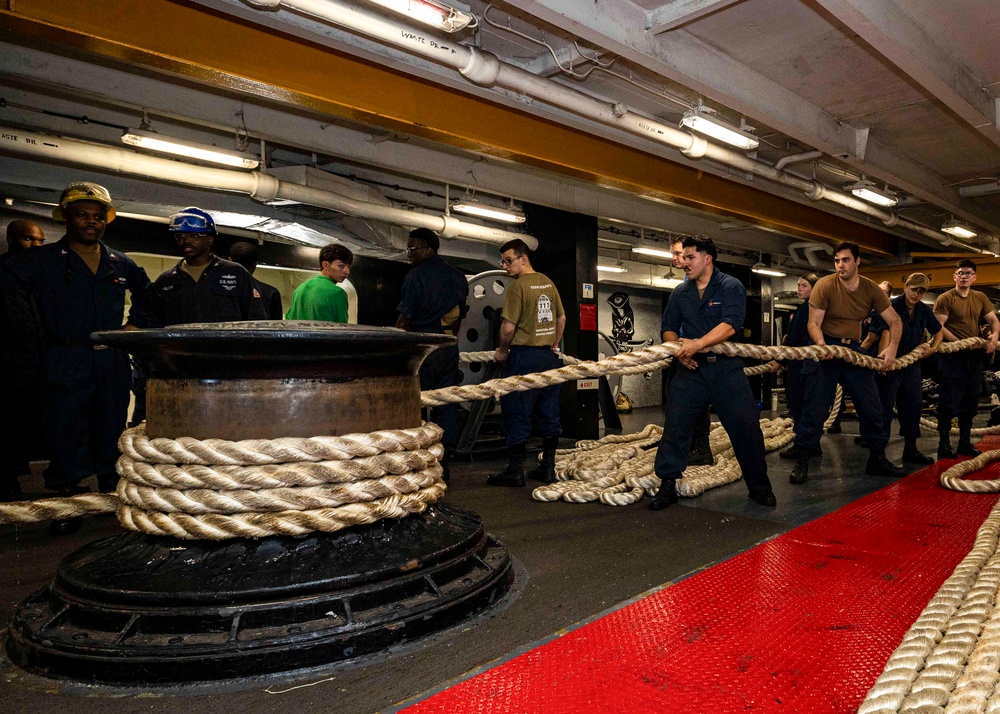 Daily Operations Aboard USS George H.W. Bush (CVN 77)