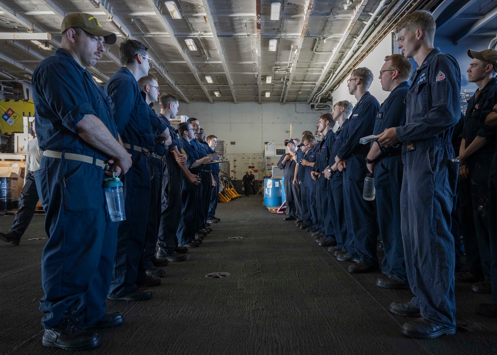 Daily Operations Aboard USS George H.W. Bush (CVN 77)