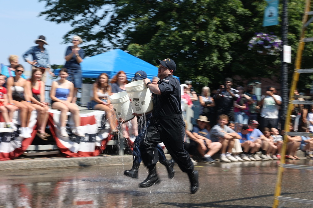 USS Farragut Competes in Fireman’s Muster